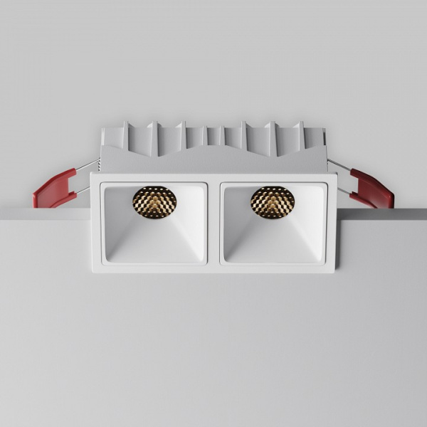 Встраиваемый светильник Maytoni Technical Альфа DL043-02-10W3K-SQ-W-1