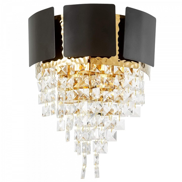 Накладной светильник LUMINA DECO MOLINA LDW 7045-2 BK+GD