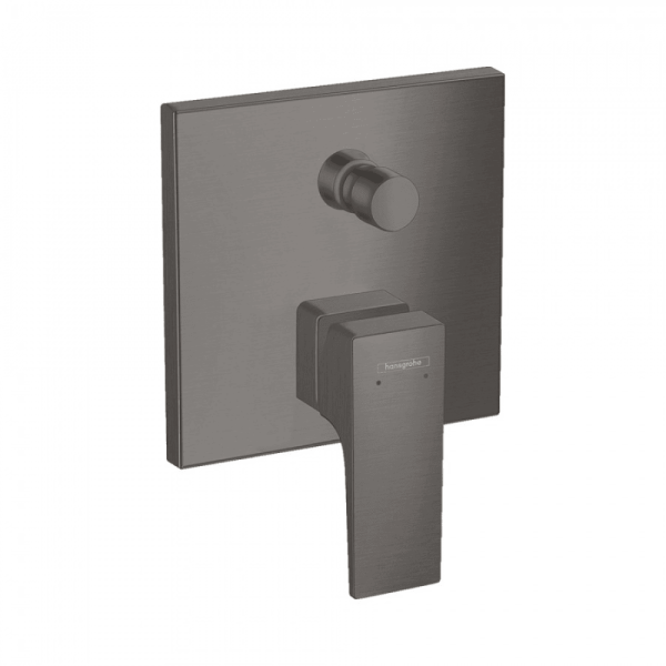 Смеситель для ванны hansgrohe Metropol 32546340 со встроенной защитной комбинацией СМ шлифованный черный хром