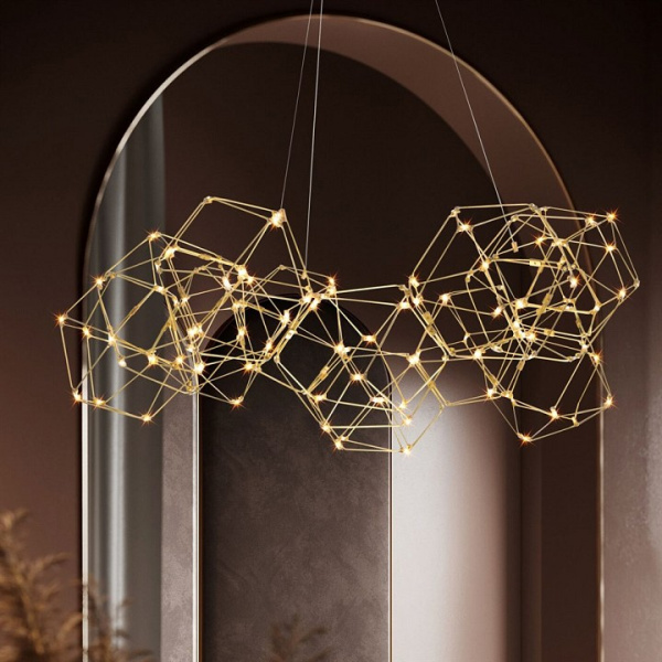 Подвесная люстра O-LUCE Bjork круглая без вставок 11810-4