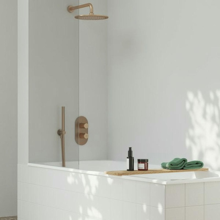 Кронштейн для душа Ravak X07P712 розовое золото