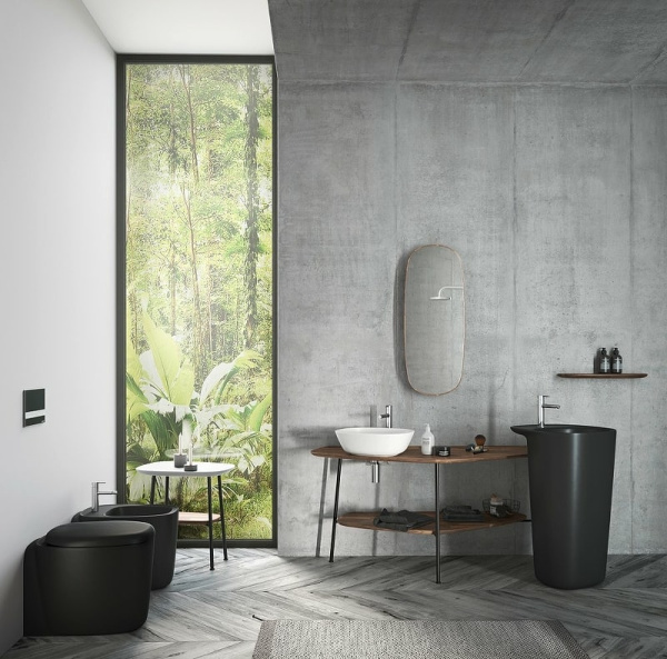 Крышка-сиденье Vitra Plural 126-483-009 черная матовая