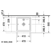 Раковина 47x47 см Duravit Starck 1 0387470028