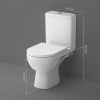 Унитаз AM.PM Sunny C85C8600SC с крышкой-сиденьем