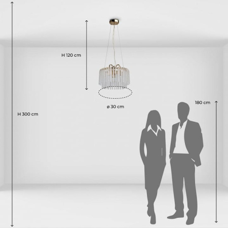 Подвесная люстра MW-Light Лавиния 443010603