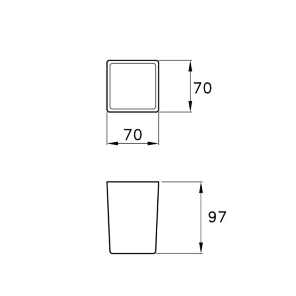 Стакан Stella Casanova UN 10008 VSA0 белый
