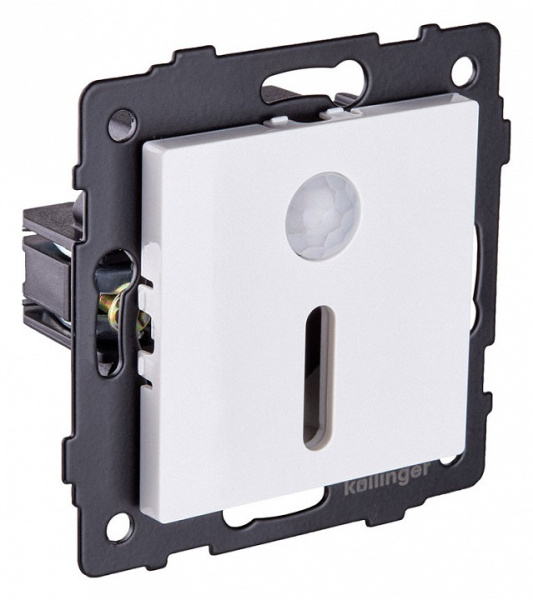 Заглушка для поста с подсветкой, без рамки Kollinger  REA-045WH