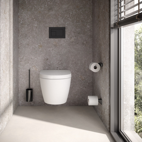 Держатель туалетной бумаги Keuco Aveno 14662370000 черный матовый