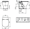 Унитаз Ideal Standard Tesi T007701