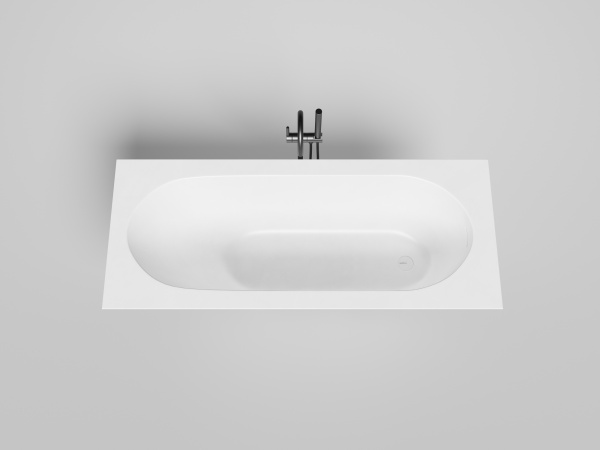 Ванна из искусственного камня Salini Ornella Kit 160x70 102426M белая матовая