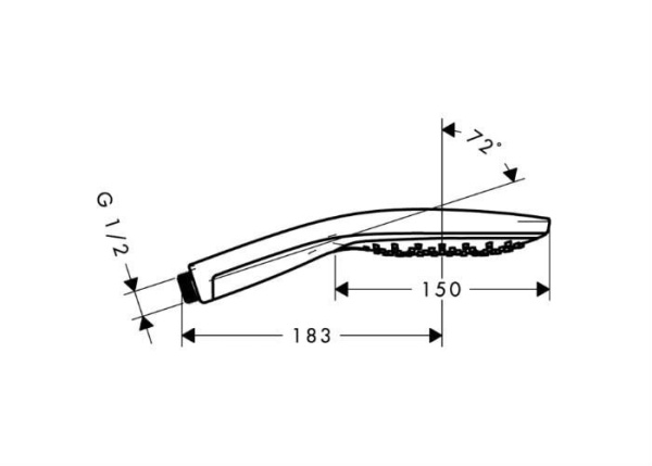 Лейка для душа hansgrohe Raindance Select 28587400