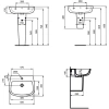 Раковина 55x45 см Ideal Standard Esedra T279901