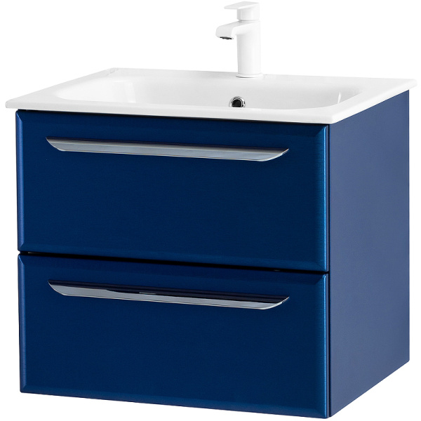 Тумба под раковину Cezares Eco-Cer 60 ECO-CER-600-2C-SO-SPF-P сапфир