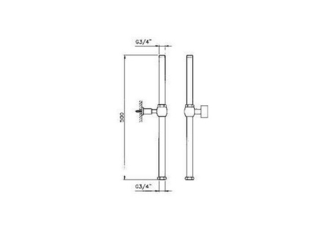 Удлинитель для душевой стойки Nicolazzi 5606 CR
