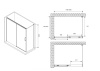 Душевой уголок Abber Komfort 120x90 AG93120-S92