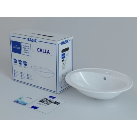 Раковина 53,5x41 см Cersanit Calla UM-Cl/1