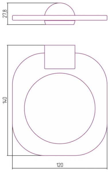 Мыльница Сунержа Линза 03-3011-0000 золото