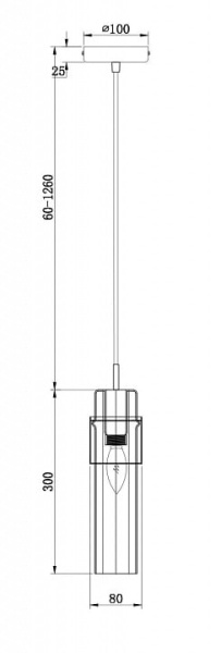 Подвесной светильник Freya Botello FR4002PL-01G