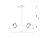 Люстра на штанге MyFar Ceiling MR1523-8C