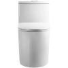 Унитаз-компакт GID Tr2203 безободковый, с сиденьем микролифт, белый