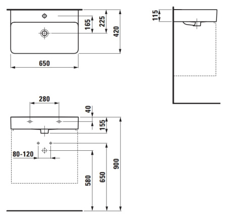 Раковина Laufen VAL 8102840001041