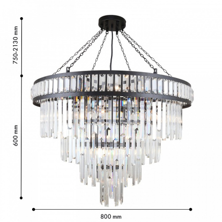 Подвесная люстра Favourite Preston 4731-19P