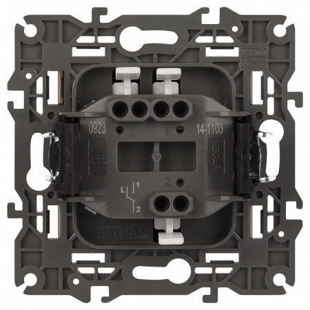 Переключатель одноклавишный без рамки Эра Эра Elegance 14-1103-03