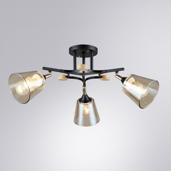Люстра на штанге Arte Lamp Glassy A5078PL-3BK
