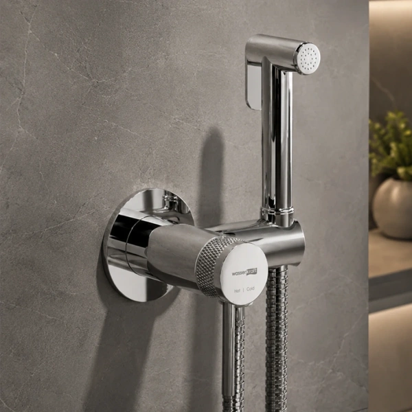 Гигиенический душ WasserKRAFT Muritz 9838 со смесителем, хром