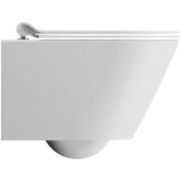 Унитаз подвесной GSI Kube X 941609 безободковый, торнадо, белый матовый