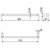 Полотенцедержатель Kludi Vela R 5897905