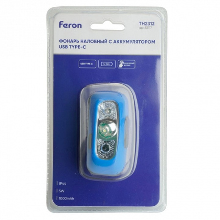 Фонарь налобный Feron TH2312 51117