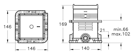 Душевая система Vitra Origin A4926636EXP черный