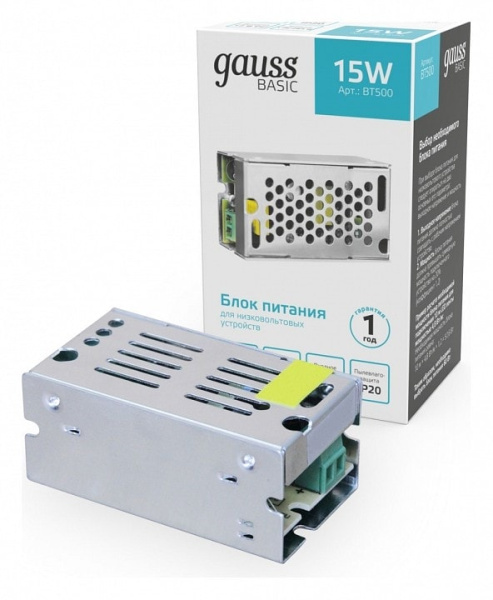 Блок питания Gauss BT500