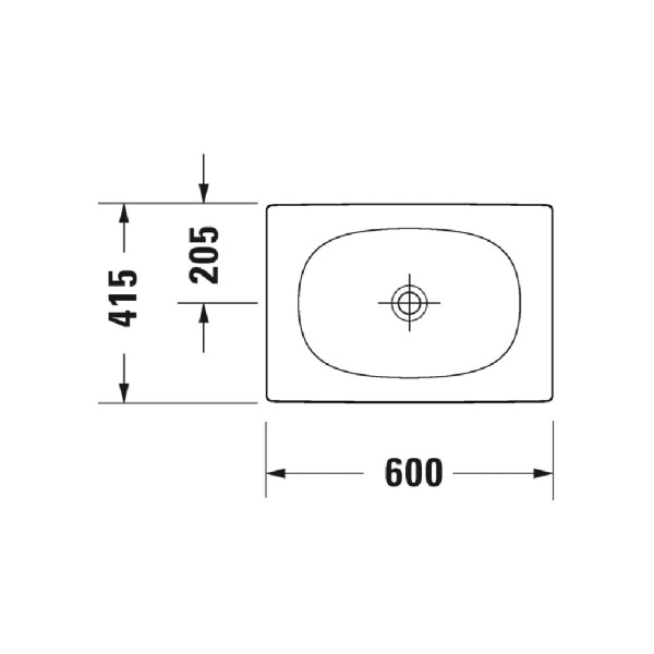 Раковина Duravit Viu 60 2358600000