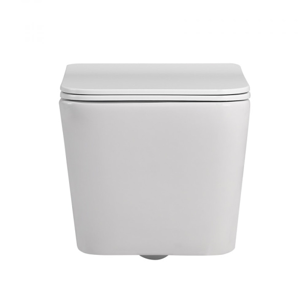 Подвесной унитаз Abber Rechteck AC1201 с сиденьем белый