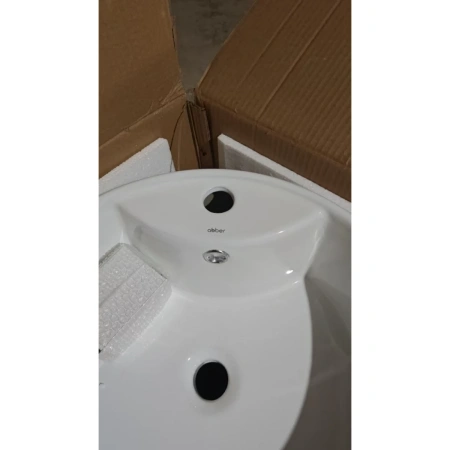 Раковина Abber Bequem AC2132 46x46 см, напольная, белый