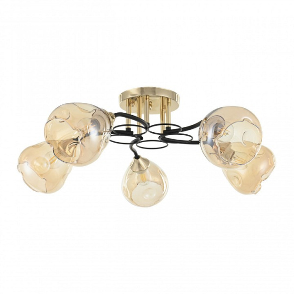 Потолочная люстра Arte Milano AMALFI-324106 324106/5 FG+BK