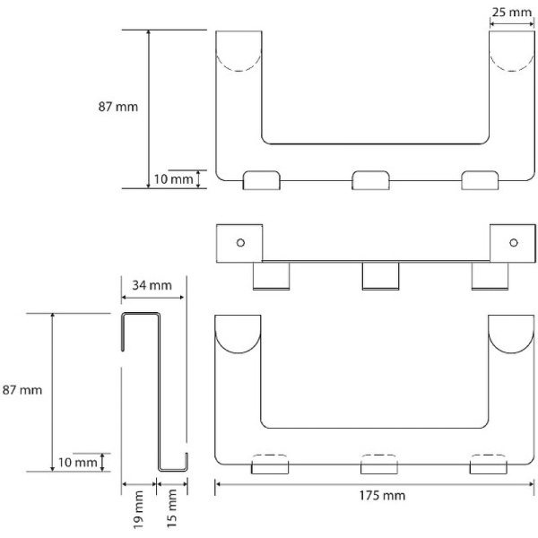 Вешалка Bemeta Neo 101106225