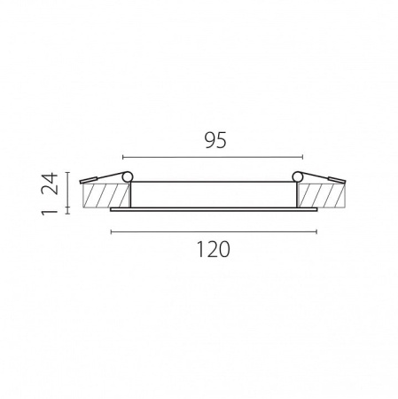 Встраиваемый светильник Lightstar Zocco 223104-XS