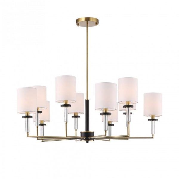 Люстра на штанге ST-Luce BLACK+BRASS SL1404.303.10