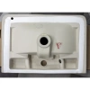 Раковина CeramaLux 9595-50 50,5x35 см, накладная, белый