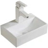 Раковина CeramaLux 9135/1 36x25 см, рукомойник, белый