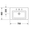 Раковина 70x46 см Duravit 2nd Floor 0491700000