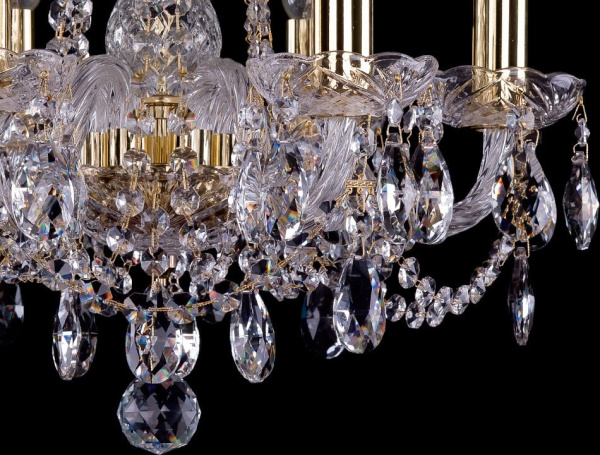 Подвесная люстра Bohemia Ivele Crystal 1402 1402/6/141/G