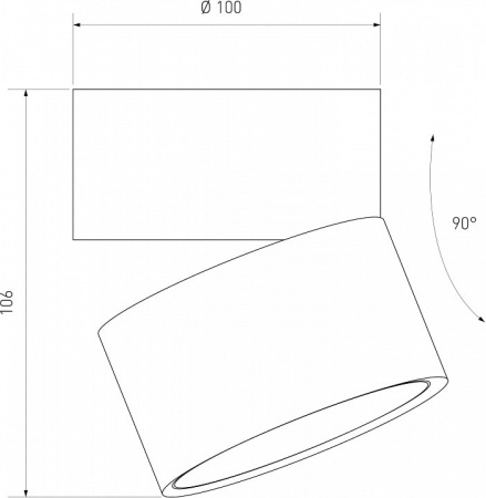 Накладной светильник Elektrostandard Klips a063937