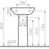 Пьедестал Vitra Nuova 5029-003-0156 белый