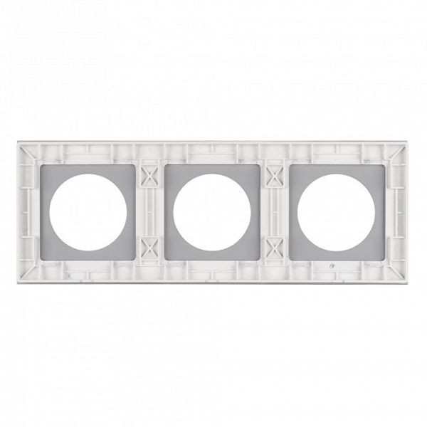 Рамка на 3 поста Arlight GLARE 043838