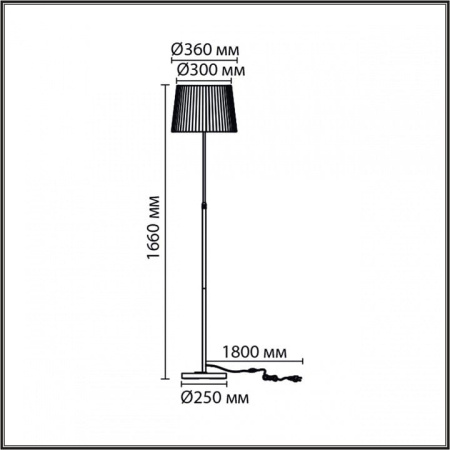 Торшер Lumion MODERNI 8302/1F