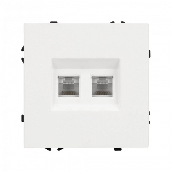 Розетка двойная Ethernet RJ-45 без рамки Arlight SCT 054312